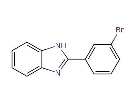 Molecular Structure of 77738-96-6 (2-(3-Bromophenyl)-1H-benzimidazole)
