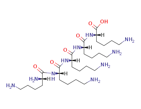 Molecular Structure of 19431-21-1 (LYS-LYS-LYS-LYS-LYS)