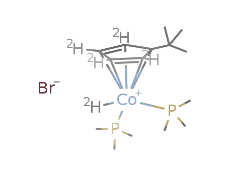 (tert-butyltetradeuteriocyclopentadienyl)deuteriobis(trimethylphosphane)cobalt(III) bromide