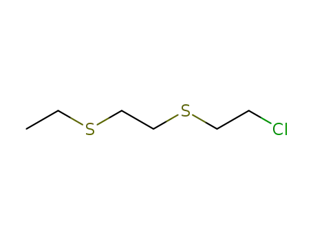 Molecular Structure of 92569-22-7 (Ethane, 1-[(2-chloroethyl)thio]-2-(ethylthio)-)