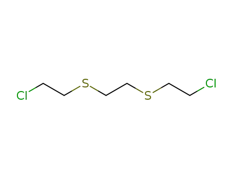 Molecular Structure of 3563-36-8 (1,2-BIS(2-CHLOROETHYL(THIO)ETHANE)