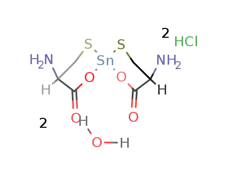 bis(cysteinato-OS)tin(IV) dihydrochloride dihydrate