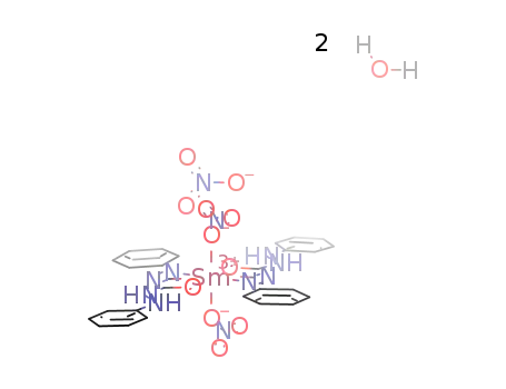 [Sm(diphenylcarbazone)2(NO3)2]NO3*2H2O