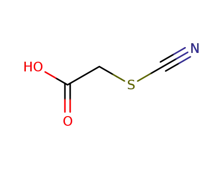 Molecular Structure of 4438-95-3 (Acetic acid, thiocyanato-)