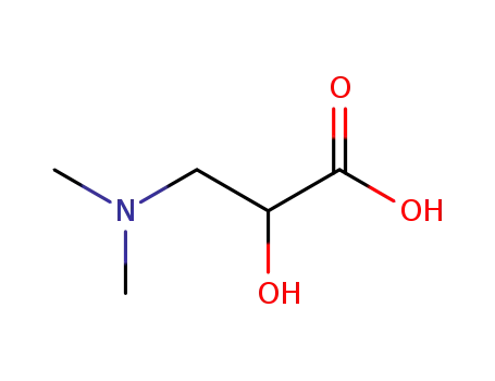 Molecular Structure of 108724-17-0 (Isoserine, N,N-dimethyl- (6CI))