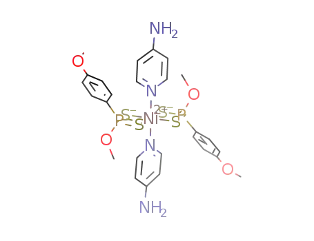 [Ni(O-methyl-(4-methoxyphenyl)phosphonodithioato)2(p-aminopyridine)2]
