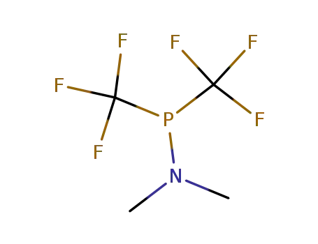 Molecular Structure of 432-01-9 (Phosphinous amide, N,N-dimethyl-P,P-bis(trifluoromethyl)-)