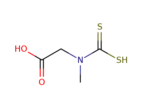 Molecular Structure of 40520-03-4 (SARCOSINE-N-DITHIOCARBAMATE)