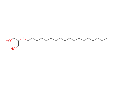 Molecular Structure of 927-18-4 (2-(Octadecyloxy)-1,3-propanediol)