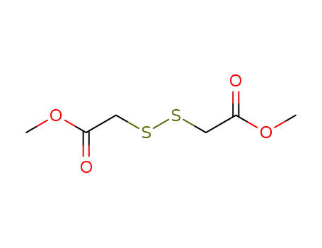 Molecular Structure of 1665-64-1 (Methoxycarbonylmethyldisulfanyl-acetic acid methyl ester)