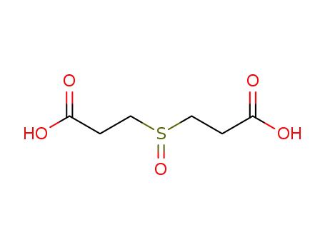 Molecular Structure of 3680-08-8 (3-(2-CARBOXY-ETHANESULFINYL)-PROPIONIC ACID)