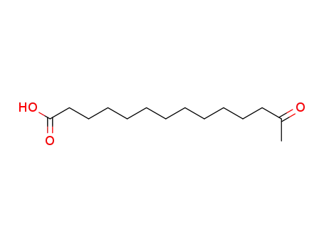 Molecular Structure of 2389-02-8 (13-Oxotetradecanoic acid)