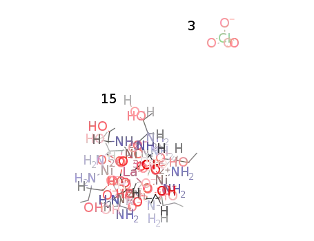 [LaNi6(L-threonine(-H)(1-))12](ClO4)3(H2O)15
