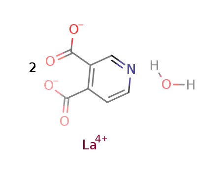 [La(3,4-pyridinedicarboxylate)2]*H2O