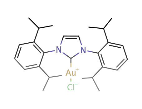 chloro(1,3-bis(2,6-di-i-propylphenyl)imidazol-2-ylidene)gold(I)
