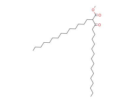Molecular Structure of 60715-65-3 (Octadecanoic acid, 3-oxo-2-tetradecyl-, methyl ester)