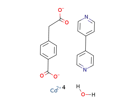 Co(4-carboxymethylbenzoate)(4,4'-bipyridine)(H2O)3*H2O