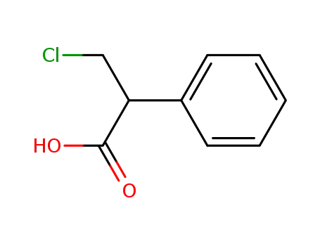Benzeneacetic acid, a-(chloromethyl)-
