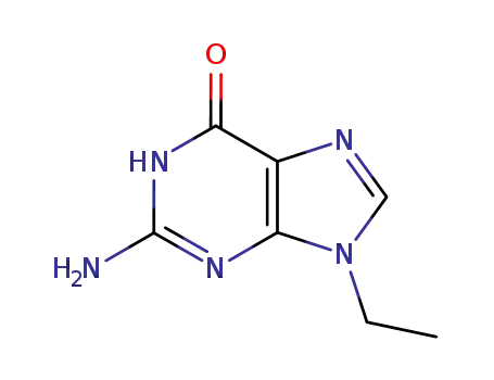 6H-Purin-6-one,2-amino-9-ethyl-1,9-dihydro- cas  879-08-3