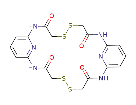 1,3,5,12,14,16-hexeaza-6,11,17,22-tetraoxo-8,9,19,20-tetrathia-2,3,4:13,14,15-dipyridine cyclodocosane