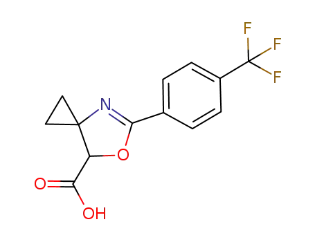 5-(4-trifluoromethylphenyl)-6-oxa-4-azaspiro[2.4]hept-4-ene-7-carboxylic acid