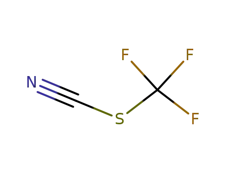 Molecular Structure of 690-24-4 (Thiocyanic acid, trifluoromethyl ester)