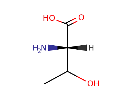 Molecular Structure of 72-19-5 (L-Threonine)