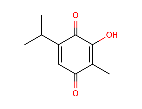 2,5-Cyclohexadiene-1,4-dione, 3-hydroxy-2-methyl-5-(1-methylethyl)-