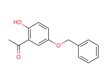 Molecular Structure of 30992-63-3 (2-HYDROXY-5-BENZYLOXYACETOPHENONE)