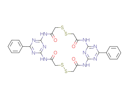 1,10(2,6)-ditriazina-2,9,11,18-tetraaza-3,8,12,17-tetraoxo-5,6,14,15-tetrathia-cycloocta-decaphan-1(4),10(4)-diphenyl