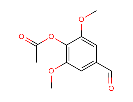 Benzaldehyde,4-(acetyloxy)-3,5-dimethoxy-(53669-33-3)