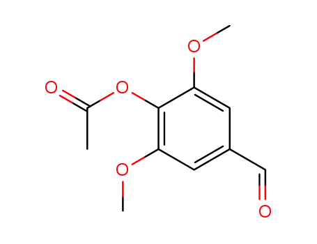 Molecular Structure of 53669-33-3 (4-ACETOXY-3,5-DIMETHOXYBENZALDEHYDE)