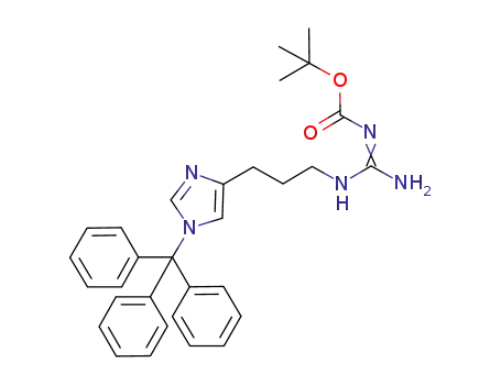 N1-(tert-butoxycarbonyl)-N2-[3-(1-trityl-1H-imidazol-4-yl)propyl]guanidine