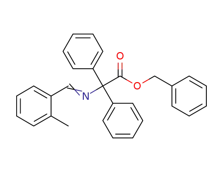 benzyl 2-(2-methylbenzylideneamino)-2,2-diphenylacetate