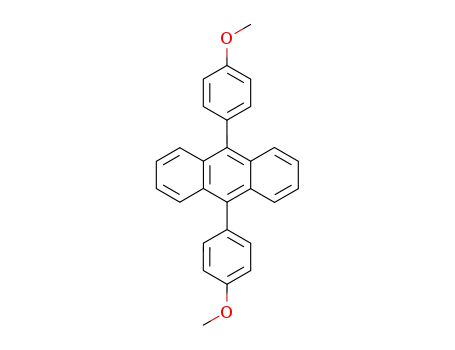 Molecular Structure of 24672-76-2 (9,10-BIS(4-METHOXYPHENYL)ANTHRACENE)
