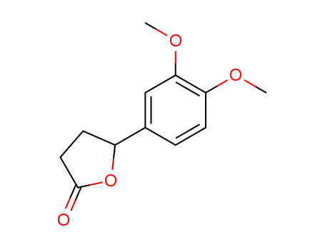 Molecular Structure of 14335-78-5 (2(3H)-Furanone, 5-(3,4-dimethoxyphenyl)dihydro-)