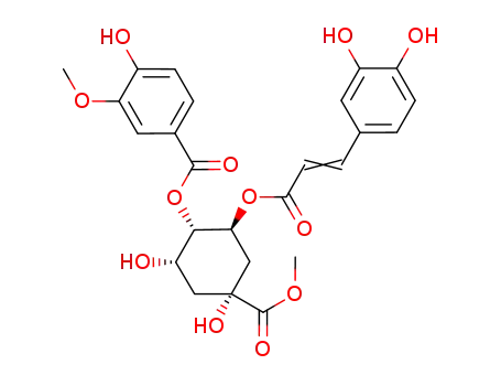 5-O-caffeoyl-4-O-vanilloylquinic acid methyl ester