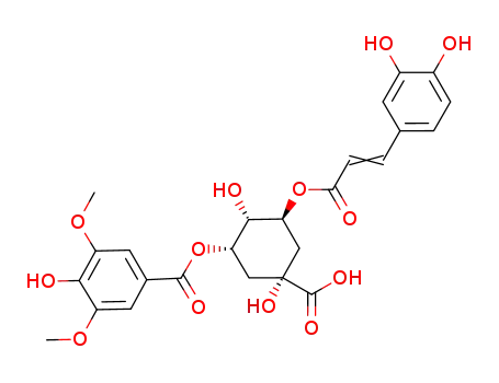 5-O-caffeoyl-3-O-syringoylquinic acid