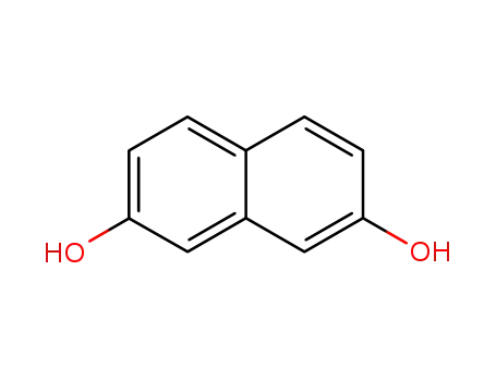 Molecular Structure of 582-17-2 (2,7-Dihydroxynaphthalene)