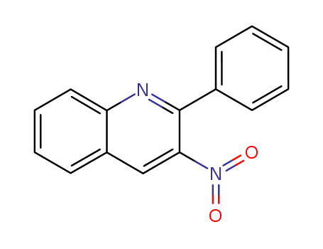 Molecular Structure of 5443-79-8 (3-nitro-2-phenylquinoline)