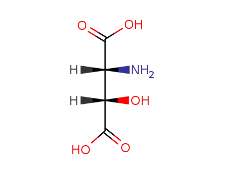 Molecular Structure of 5753-30-0 ((2R,3S)-2-amino-3-hydroxy-succinic acid)