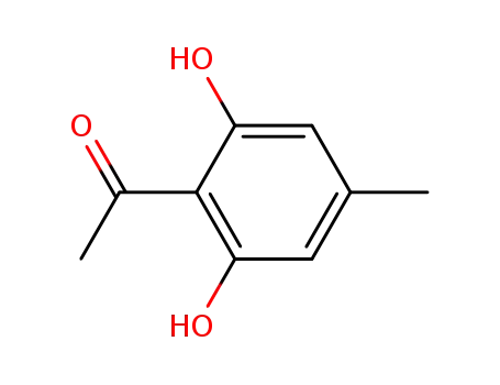 Molecular Structure of 1634-34-0 (3,5-DIHYDROXY-4-ACETYLTOLUENE)