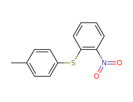 Molecular Structure of 20912-17-8 (Benzene, 1-[(4-methylphenyl)thio]-2-nitro-)