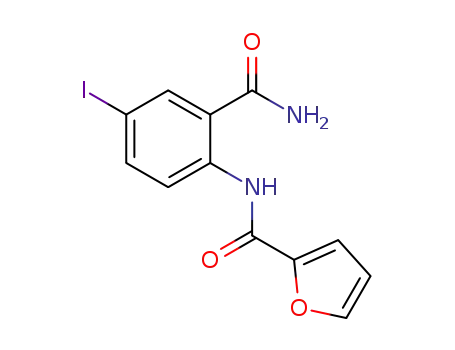 N-(2-carbamoyl-4-iodophenyl)furan-2-carboxamide