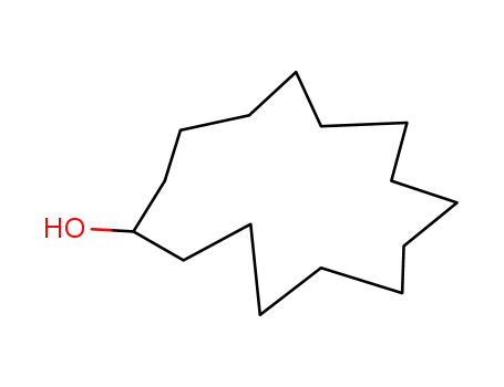 Molecular Structure of 4727-17-7 (Cyclopentadecanol)