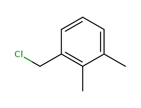 Molecular Structure of 13651-55-3 (2,3-Dimethylbenzyl chloride)
