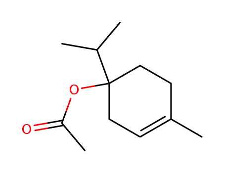 Molecular Structure of 4821-04-9 (1-Terpinen-4-yl acetate)
