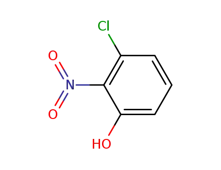 Molecular Structure of 17802-02-7 (3-CHLORO-2-NITROPHENOL)