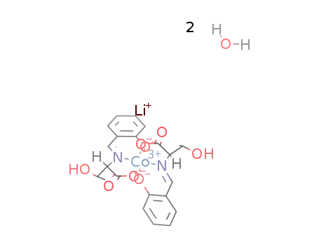lithium δ-bis[N-salicylidene-(S)-threoninato]cobaltate dihydrate
