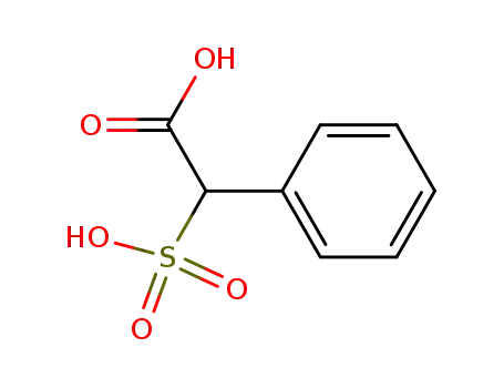 Molecular Structure of 41360-32-1 (alpha-Sulfophenylacetic acid)